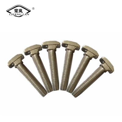 China Steel DIN 188 M5/M6/M8 *10-80 Customized T-head Hammer Head Bolt for sale