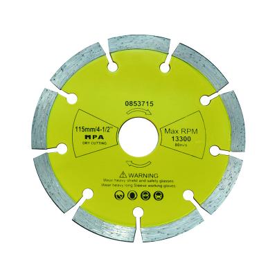 China Hot Selling Excellent Hand Tools Cold Press Sintered Segmented Saw Blade 22.23 for sale