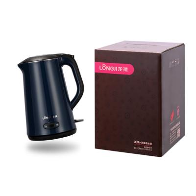 China Factory supply low discount price 360 ​​degree rotation and teapot Doublelayer stainless steel electric kettle for sale