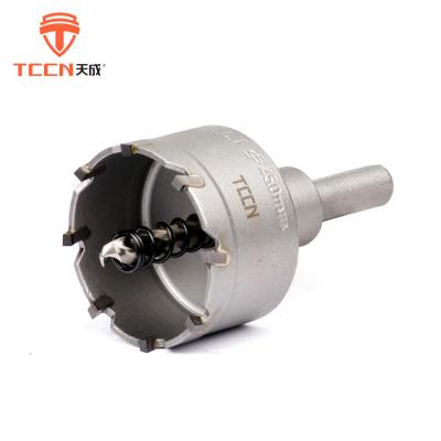 China Metal Cutting TCCN ISO 9001 Certificate 45mm Metal Cutter CTT Carbide Hole Saw Core Drill Bit For Pipe for sale