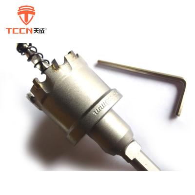 China 2018 Metal Cutter TCCN Metal Stainless Steel Cutter Sandblast 38mm CTT Hole Saw Drill Bit for sale