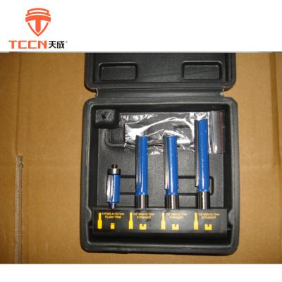 China Woodworking TCCN Most Popular Products Blue Wood CTT CarbideRouter Straight Bit For Wood Cutter for sale