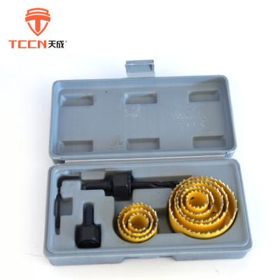 China TCCN 2018 Best Selling Bimetallic Metal Drilling Products HSS M42 Hole Saw Sets For Wood Working for sale