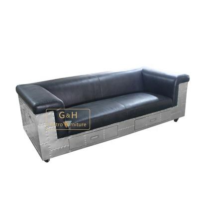 China Other aviator furniture loveseat leather designer furniture for sale