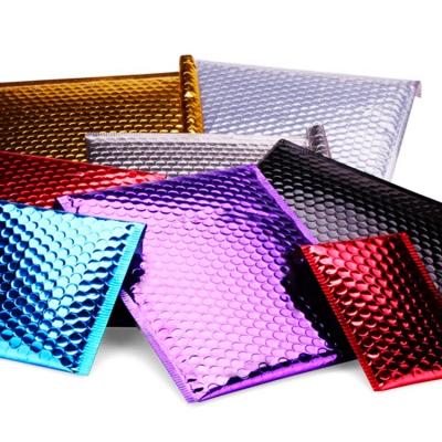 China Customized Waterproof Self Seal Metal Bubble Mailers Waterproof Poly Padded Envelopes for sale