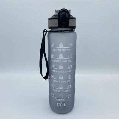 China 32oz Water Bottle Sports Gym Fitness Bodybuilding Customized Viable Motivational Water Bottle for sale