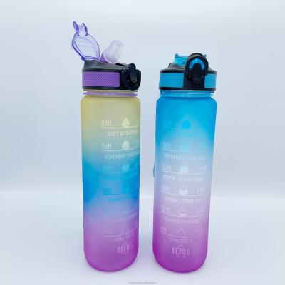 China 32oz water bottle eco sport water bottles bpa sustainable motivational fitness gym for sale