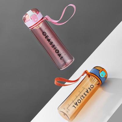 China Viable Hot Sale High End Hot Sale High End Water Bottle Filter Gym Motivational Glass Sports 2L for sale