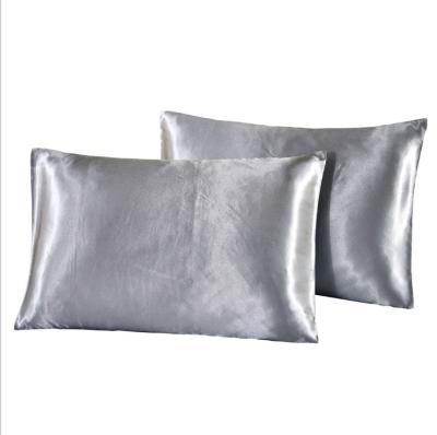 China Anti-Static Silk Pillow Case Custom Made Silk Pillowcase Pillow Cover Luxury Satin for sale