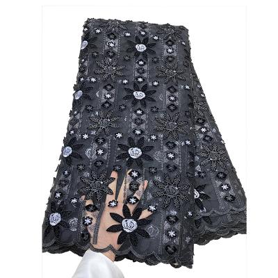 China Soft Quality Guaranteed Unique Quality Velvet Lace Fabrics With Sequins 2019 Lace Fabric for sale