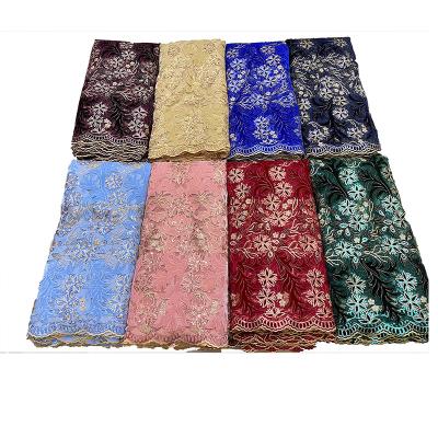 China Various Soft Quality Promotional Goods Using 10 Yards Backdrop Lace Velvet Sequin Fabric for sale