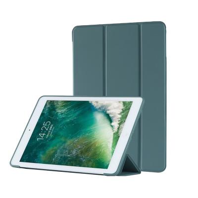 China Lightweight Custom PU Leather Three-Layer Folding Bracket Tablet Cover for sale