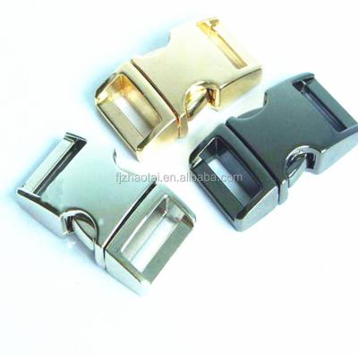 China Metal side metal alloy version quick release buckle in bag parts accessories wholesale 10mm/15mm/25mm/32mm/38mm auto blet quick release for sale