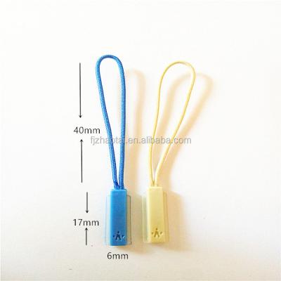 China Nickel Free Embossed PVC Zip Pullers For Clothing / Custom Zipper Pulls for sale