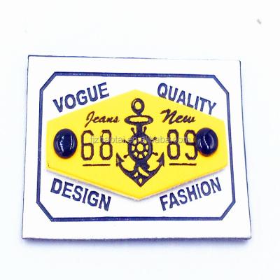 China Viable custom cheap high fashion clothing brand label custom including hangtag/woven label/printing/embroidery/seal/leather labels for sale