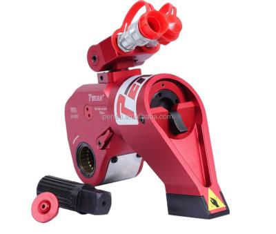 China Aluminum-Tianium Alloy China Factory Sale High Efficiency Square Hole Square Hole Hot Drive 7000nm Adjustable Hydraulic Torque Wrench for sale