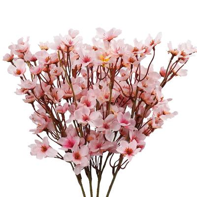 China Modern Artificial Cherry Blossom Flower, Silk  Flowers  Plants Arrangement for DIY Garden Home Wedding Party Decor for sale