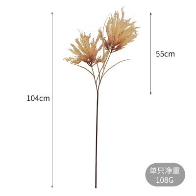 China Popular Hot selling high quality gorgeous 104CM 2 fork Pampas grass for Bohemian home decoration for sale