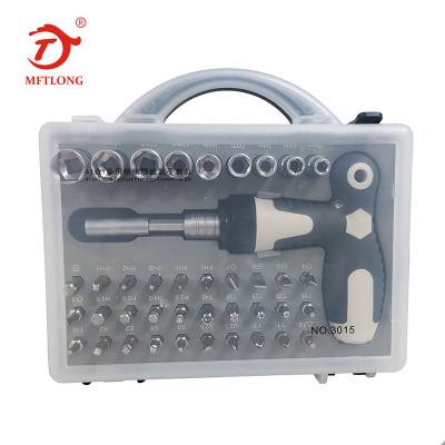 China MFTLONG Steel 41 in 1-11-Character Alloy Steel Dual Purpose Ratchet Screwdriver Set Socket 41 Screwdriver Set Tools for sale