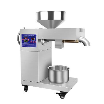 China Efficient 220V Soybean Oil Processing Machine Extraction Machine Mini Oil Press For Sale for sale