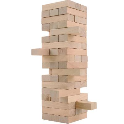 China High Quality Custom Wooden Construction Toy Wholesale Logo Tower Height Puzzle Block Stacking Game Cup For Kids for sale