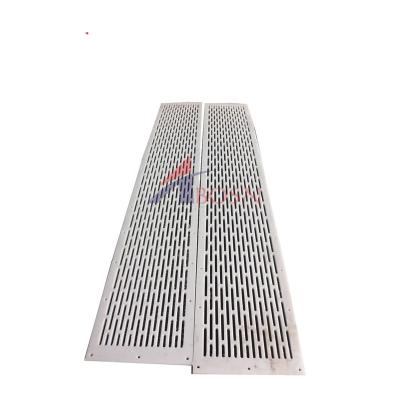 China UHMWPE customized paper making machine parts, suction box lid for sale