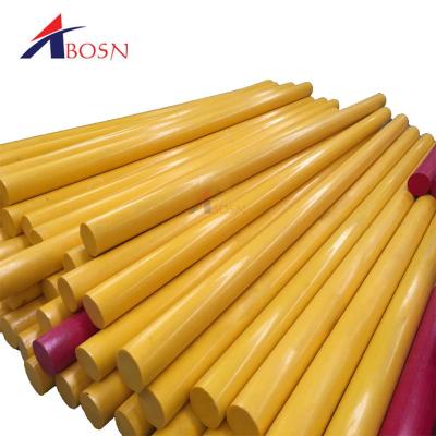 China Plastic HDPE Rod, Plastic Yellow Rod, Yellow HDPE PE 20mm Rod for sale