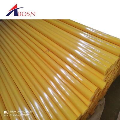 China PE Engineer Plastic UHMWPE or HDPE Rod, Round Bar, Plastic Yellow Rods for sale