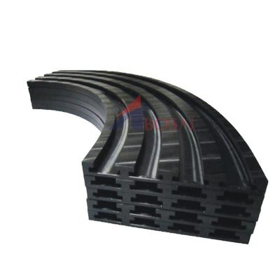 China Portable UHMWPE UHMWPE Plastic Curved Guide Rail for sale