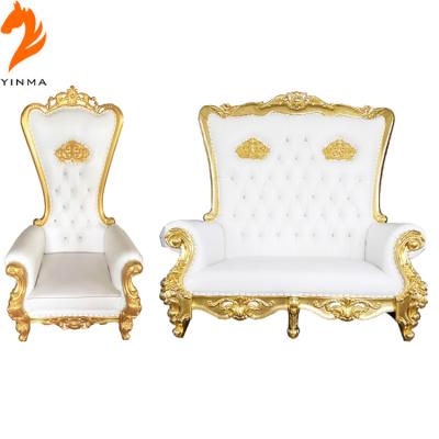 China Traditional Hot Sale Cheap King Throne Chair Throne Chairs For Wedding Party for sale