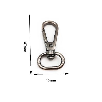 China 2021 Harness Accessories Carry Gravity Metal Alloy Buckle Hook Cocking Rope Buckle Metal Buckle for sale