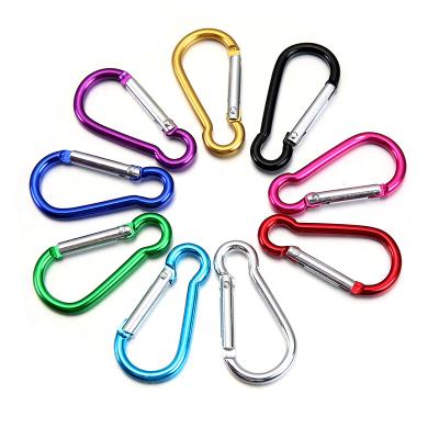 China Wholesale Practical High Quality Colorful Custom Carabiner China Factory Metal Climbing Hook for sale