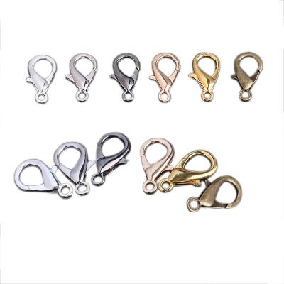 China Fashion Accessories Metal Lobster Clasp Chain Jewelry Making Zinc Alloy Lobster Clasp for sale