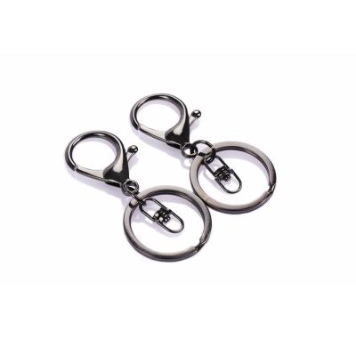 China Key Ring Keychain Gifts Accessories Zinc Metal Alloy Hot Lobster Clasp Key Harness Accessories Sale Key Chain for sale