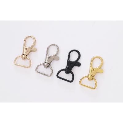 China Small Viable Best Selling Zinc Alloy Metal Hook Bag Accessories Lanyards Buckle D Ring Swivel Snap Hook for sale