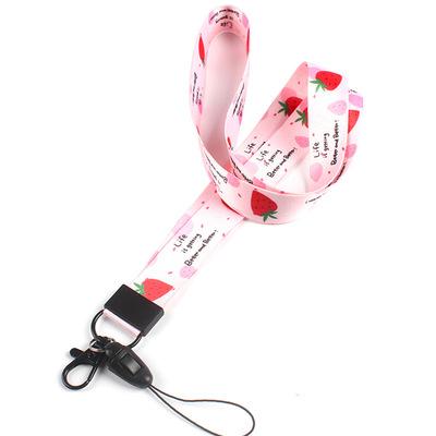 China High Quality ID Card Key Chain Phones Soft Printed Custom Neck Lanyard Custom Teacher Lanyard With ID Holder and Card Lanyard for sale