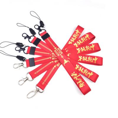 China 2021Personalized Viable Logo Printed Lanyard Custom Lanyard Keychain Short Eco-friendly Lanyard for sale