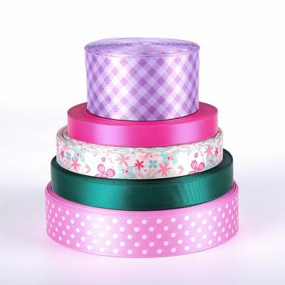 China Factory 2021 Viable Customize Delegant Ribbon Webbing Double Sided Printing Ribbon For Gift Certificate for sale