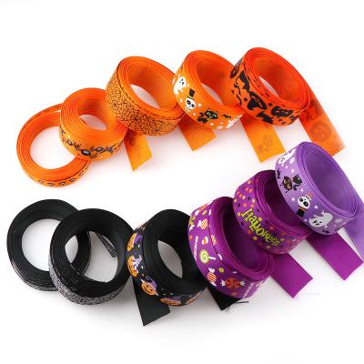 China OEM Custom Christmas Gift Decorative High Tenacity Grosgrain Colored Ribbon for sale