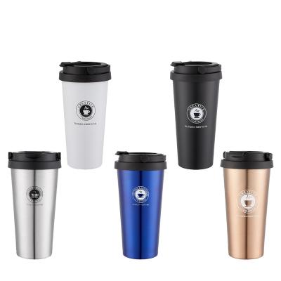 China Hot Selling Sustainable In Stock Customized Double Wall Heat Insulated Stainless Steel Coffee Mug Tumbler With Handle for sale