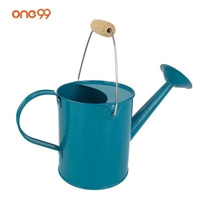 China One99 1.6L Two Handles Kindergarten Tools Kids Toy Watering Can Real Metal Garden Children Water Box Pot Wholesale for sale