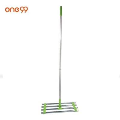 China One99 Custom Soil Spreader Grass Hand Rakes Garden Top Soil Spreader Tool Aluminum Handle Lawn Leveling Rake Soil Lawn Leveler Manual Tool for sale