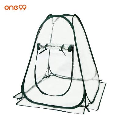 China One99 Easily Assembled Mini Greenhouse Planter Garden Folding Grow Warm Greenhouse Tent PVC Flower House Greenhouse for sale