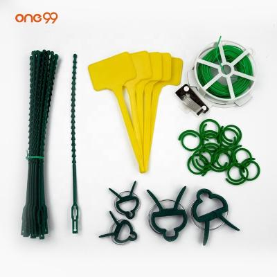 China Garden Accessories one99 Custom Other Gardening Supplier Set Wholesale 2 Sizes Plant Support Clips /Plant Twist Ties /Plastic Plant Labels for sale