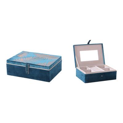 China Personalized Wooden Jewelry Box Logo Wooden Jewelry Box Travel Jewelry Portable Storage for sale