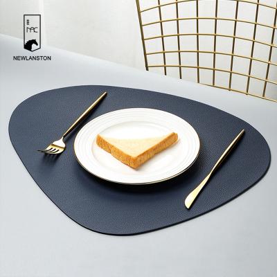 China Modern Leather PU Place Mat Table Mats Sustainable Insulated Place Mats REACH PU With High Standard for sale