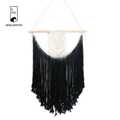 China New Creative Nordic Minimalist Cotton Rope Woven Tassel Tapestry Macrame Wall Hanging Living Room Decorations for sale