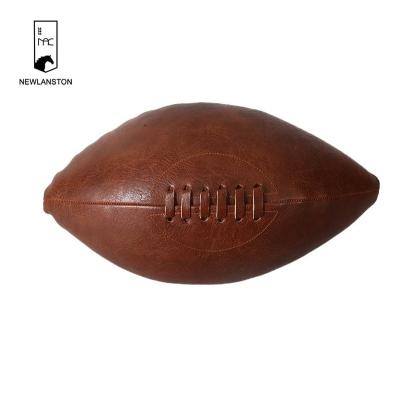 China Handmade Morden Rugby Balls Fans Luxury Gifts Sports Decoration Rave Fan Party Decoration PU Rugby Home Decorations for sale