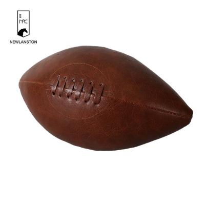 China Luxury Morden PU Rugby Home Living Room Bedroom Decor Rugby Decor Sports Fans Gifts Balls PU Handmade American Football for sale