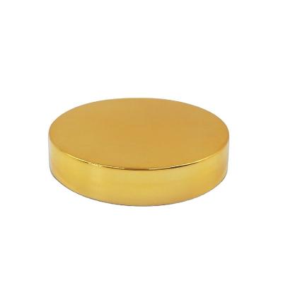 China Non Spill UV Plated 92mm Wide Mouth Plastic Bottle Cap For Boxes For Cosmetic Packaging for sale